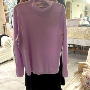 Pendleton Cashmere Lilac Knit  100 percent CASHMERE Sweater